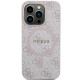 Guess GUHMP13LG4GFRP iPhone 13 Pro / 13 6.1" pink hardcase 4G Collection Leather Metal Logo MagSafe