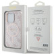 Guess GUHMP13LG4GFRP iPhone 13 Pro / 13 6.1" pink hardcase 4G Collection Leather Metal Logo MagSafe