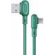 USAMS Angle Cable U57 MicroUSB 1,2m 2A green SJ458USB02 (US-SJ458)