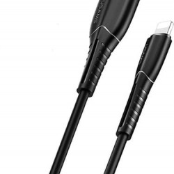 USAMS Cable U35 Lightning 2A Fast Charge 1m black SJ364USB01 (US-SJ364)