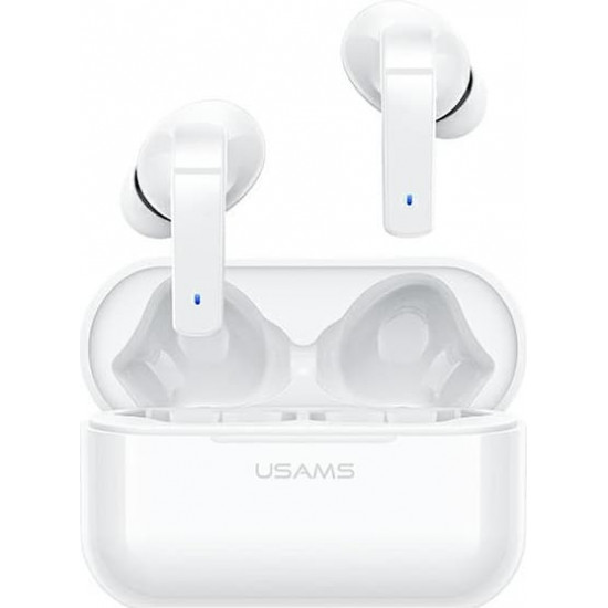 USAMS Earphones Bluetooth 5.0 TWS LY series ANC white BHULY06