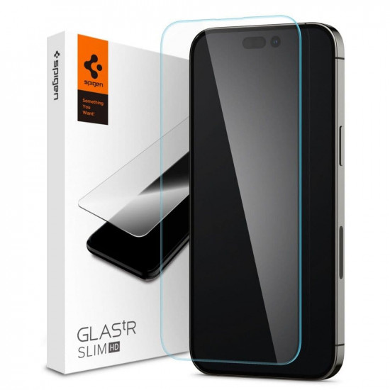 TEMPERED GLASS SPIGEN GLAS.TR SLIM IPHONE 14 PRO TEMPERED GLASS SPIGEN GLAS.TR SLIM IPHONE 14 PRO