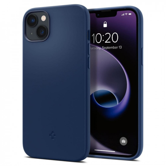SPIGEN SILICONE FIT MAG MAGSAFE IPHONE 14 PLUS NAVY BLUE SPIGEN SILICONE FIT MAG MAGSAFE IPHONE 14 PLUS NAVY BLUE