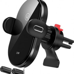 USAMS Wireless Charger Car Mount US-CD132 15W Automatic Air Vent black CD132ZJ01