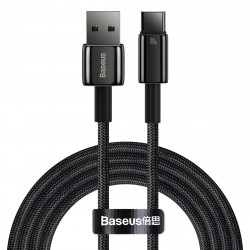 Baseus Tungsten Gold Cable USB/USB-C 480Mbps 100W 2m black