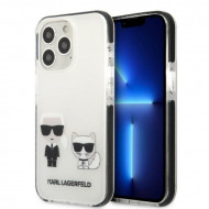 Karl Lagerfeld KLHCP13XTPEKCW iPhone 13 Pro Max 6,7" hardcase white Karl&Choupette