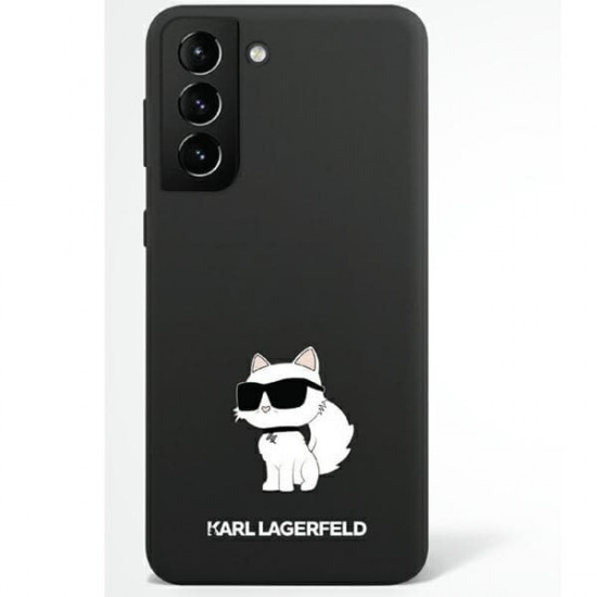 Karl Lagerfeld KLHCS23LSNCHBCK Samsung S23 Ultra S918 hardcase black Silicone Choupette