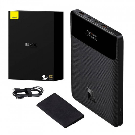 Baseus Blade Powerbank 20000mAh 100W (black)