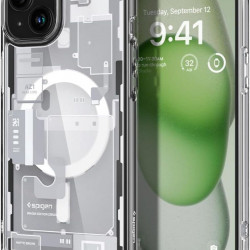 Spigen Ultra Hybrid Mag MagSafe Apple iPhone 15 Plus Zero One White