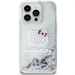 Hello Kitty HKHCN61LIKHET iPhone 11 / Xr 6.1" silver hardcase Liquid Glitter Charms Kitty Head