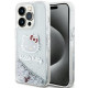 Hello Kitty HKHCP15LLIKHET iPhone 15 Pro 6.1" silver hardcase Liquid Glitter Charms Kitty Head Hello Kitty HKHCP15LLIKHET iPhone 15 Pro 6.1" silver hardcase Liquid Glitter Charms Kitty Head