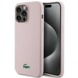 Lacoste LCHMP15LSLOI iPhone 15 Pro 6.1" pink hardcase Silicone MagSafe