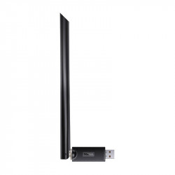 Baseus FastJoy 300Mbps WiFi adapter with antenna black
