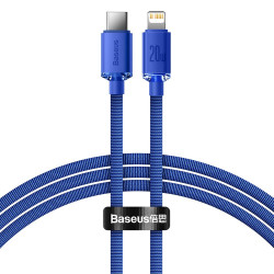 Baseus Crystal Shine Series Fast Charging Data Cable Type-C to iP 20W 1.2m Blue