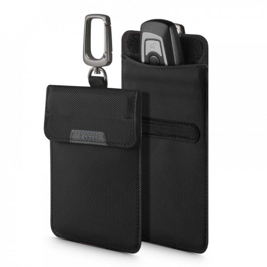 SPIGEN POUCH KEYLESS RFID SIGNAL BLOCKER BLACK