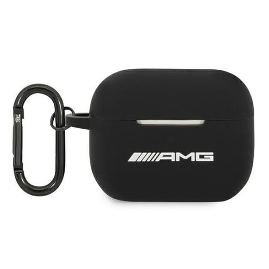 Mercedes AMG AMAPRBK Apple AirPods Pro black Silicone Big Logo