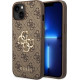 Guess GUHCP14S4GMGBR Apple iPhone 14 brown hardcase 4G Big Metal Logo Guess GUHCP14S4GMGBR Apple iPhone 14 brown hardcase 4G Big Metal Logo