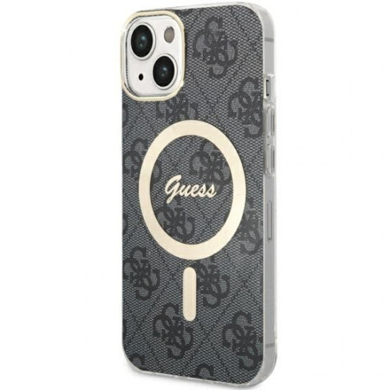 Guess GUHMP14SH4STK iPhone 14 6.1" czarny/black hardcase 4G MagSafe