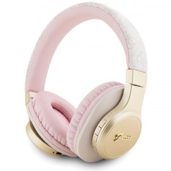 Guess GUBH604GEMP Bluetooth Headphones pink 4G Script