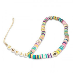 Guess pendant GUSTPEAM Phone Strap multicolored Heishi Beads