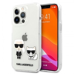 Karl Lagerfeld KLHCP13XCKTR iPhone 13 Pro Max 6,7" hardcase Transparent Karl & Choupette Karl Lagerfeld KLHCP13XCKTR iPhone 13 Pro Max 6,7" hardcase Transparent Karl & Choupette