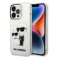 Karl Lagerfeld KLHCP14LHNKCTGT Apple iPhone 14 Pro transparent hardcase IML GLIT NFT Karl&Choupette