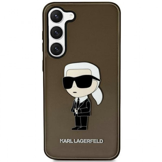 Karl Lagerfeld KLHCS23SHNIKTCK S23 black hardcase Ikonik Karl Lagerfeld