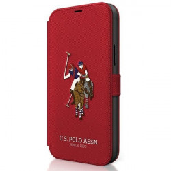 US Polo USFLBKP12MPUGFLRE iPhone 12/12 Pro 6.1 &quot;red / red book Polo Embroidery Collection