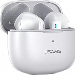 USAMS Earphones Bluetooth 5.2 TWS NX10 Series Dual mic white BHUNX02