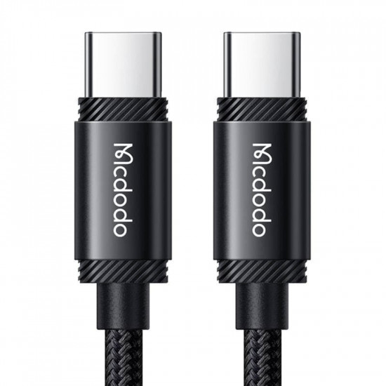 Mcdodo CA-3680 cable USB-C / USB-C, 240W, 1,2m (black)