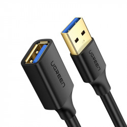 Ugreen USB 3.0 (female) - USB 3.0 (male) cable extension cord 1,5 m black (US129 30126) Ugreen USB 3.0 (female) - USB 3.0 (male) cable extension cord 1,5 m black (US129 30126)