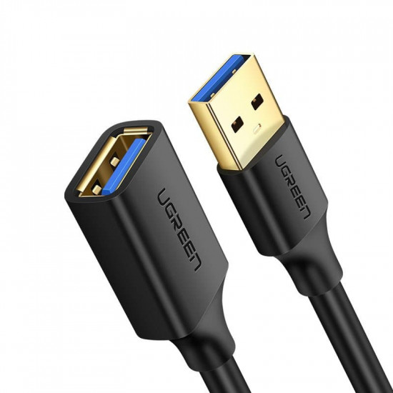 Ugreen USB 3.0 (female) - USB 3.0 (male) cable extension cord 1,5 m black (US129 30126)