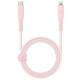 ENERGEA Flow cable USB-C - Lightning C94 MFI 1.5m pink 60W 3A PD Fast Charge