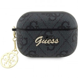 Guess GUAP2G4GSMK AirPods Pro 2 cover black 4G Charm Collection
