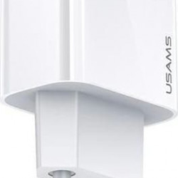 USAMS Wall Charger 1xUSB-C T34 20W 5V-3A PD3.0 Fast Charging white CC118TC01 (US-CC118)