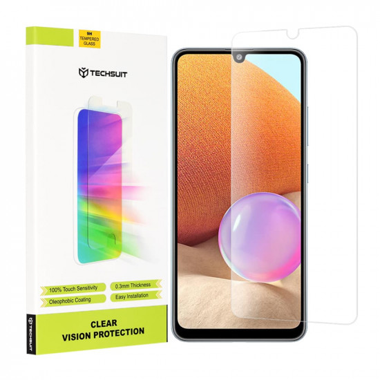 Techsuit  Clear Vision Glass  Samsung Galaxy A32 4G  Transparent