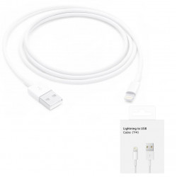 Apple  Original Data Cable A1480 (MXLY2ZM/A)  USB A to Lightning, 1m  White (Blister Packing) Apple  Original Data Cable A1480 (MXLY2ZM/A)  USB A to Lightning, 1m  White (Blister Packing)