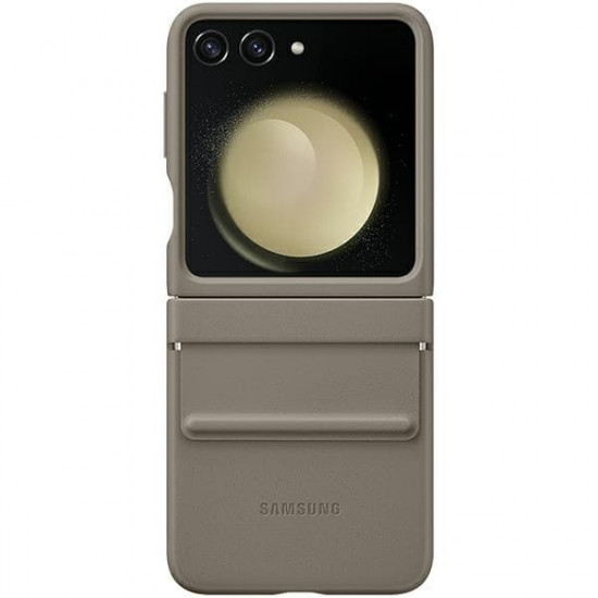 Samsung EF-VF731PAEGWW Z Flip5 F731 etoupe Flap ECO-Leather Case Samsung EF-VF731PAEGWW Z Flip5 F731 etoupe Flap ECO-Leather Case