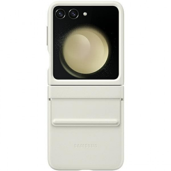 Samsung EF-VF731PUEGWW Z Flip5 F731 cream Flap ECO-Leather Case Samsung EF-VF731PUEGWW Z Flip5 F731 cream Flap ECO-Leather Case