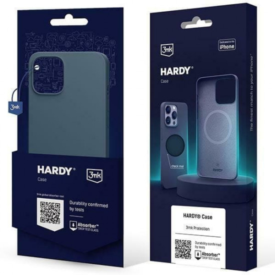 3MK Hardy Case iPhone 15 Pro Max 6.7" royal blue MagSafe