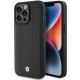 BMW BMHCP15L22RFGK iPhone 15 Pro 6.1" black Leather Diamond Pattern BMW BMHCP15L22RFGK iPhone 15 Pro 6.1" black Leather Diamond Pattern