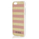 Guess GUHCP6STGPI iPhone 6 / 6S pink hardcase Ethnic Chic Stripes 3D case