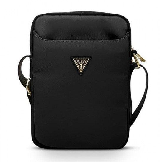 Guess Bag GUTB10NTMLBK 10 "black / black Nylon Triangle Logo Guess Bag GUTB10NTMLBK 10 "black / black Nylon Triangle Logo