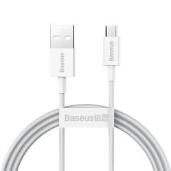Baseus Superior Series USB - micro USB fast charging data cable 2A 1m white (CAMYS-02)