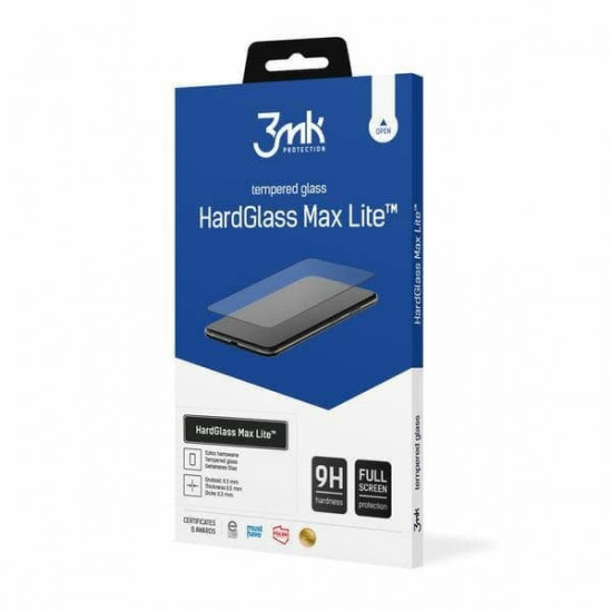 3MK HardGlass Max Lite Realme 11 5G black, Fullscreen Glass Lite