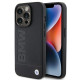 BMW BMHCP15XSLLBK iPhone 15 Pro Max 6.7" black Leather Hot Stamp
