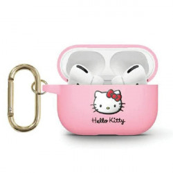 Hello Kitty HKA33DKHSP Airpods 3 cover pink Silicone 3D Kitty Head