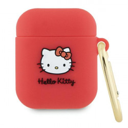 Hello Kitty HKAP23DKHSF Airpods Pro 2 cover fuschia Silicone 3D Kitty Head