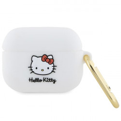 Hello Kitty HKAP3DKHSH Airpods Pro cover white Silicone 3D Kitty Head