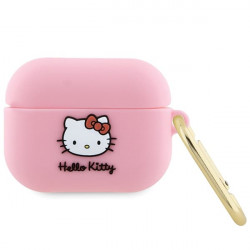 Hello Kitty HKAP3DKHSP Airpods Pro cover pink Silicone 3D Kitty Head